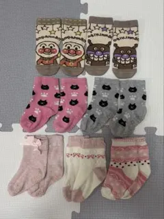 ベビー靴下 7足セット アンパンマン　9~14cm