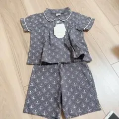 バースディ グレー アンカー柄 セットアップ