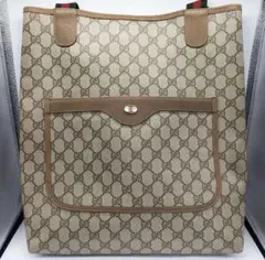 Gucci GGパターン トートバッグ シェリーライン オールドグッチ