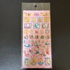 ディズニーストア　シール　平成　レトロ　不思議の国のアリス　新品未使用