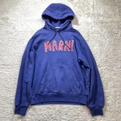 マルニ MARNI 2022年モデル オーバーサイズ ロゴ フーディ パーカーのサムネイル