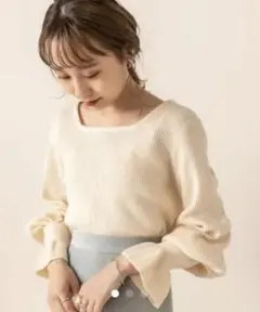 新品未使用mline 2way リブニット　タグ付き