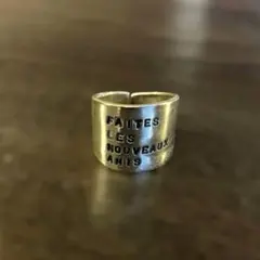 R.NEWBORD 真鍮ゴールドリング　12号