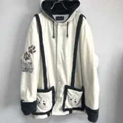 ガルフィー GALFY フード コート ブルゾン ジャケット 大きめサイズ LL