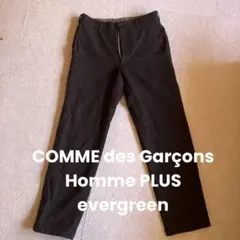 COMME des GARCONS evergreen ウールパンツ