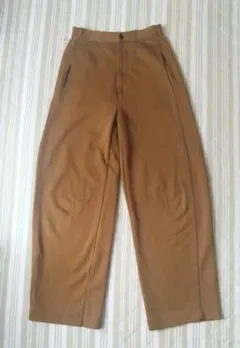 UNIQLO U ワイドフィットカーブジャージーパンツＭ ブラウン