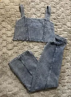 未使用に近い美品！デニムのセットアップ