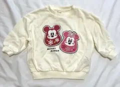 Disney ミッキー・ミニー トレーナー 90cm Litte