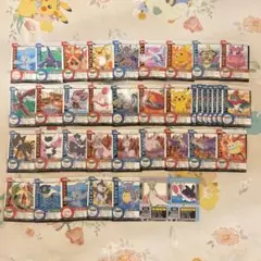 ポケモンキッズ 指人形 おまけシール 39枚セット