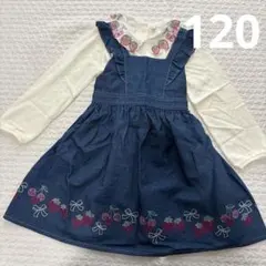 k*i様 any FAM フルーツ刺繍ジャンパースカート・カットソー120cm