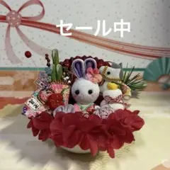 ハンドメイド❣️お正月アレンジ❣️門松、鏡餅、午、可愛いアレンジ❁⃘*.゜