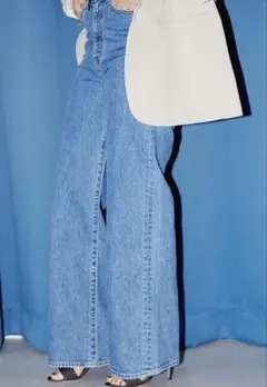 LEVI'S × 百々千晴コラボデニム　DODO Jeanリブケージ　サイズ23のサムネイル