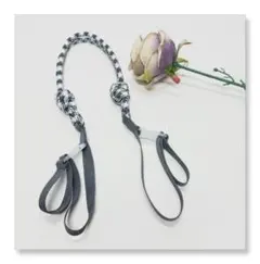 ☆ボール アンド チェーン☆ 新作 ストラップ 新品 ナイロン 延長紐 グレー