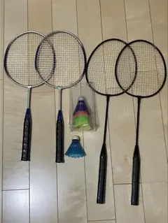 Enjoy Family Sports バドミントンラケット 4本セット - メルカリ