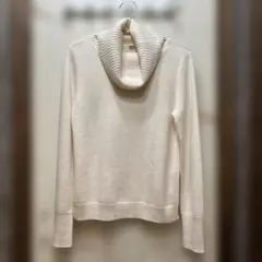 B*e様 UNIQLO カシミア　オフタートルネック ニット　長袖　ホワイト　ア