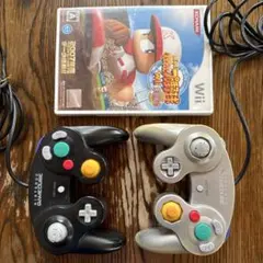 ⚠️ゲームキューブ コントローラー シルバー ブラック セット