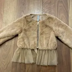maarook ベージュファージャケット 100cmのサムネイル