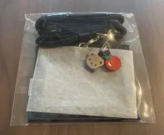 ファミリア　ネームホルダー　青系チェック