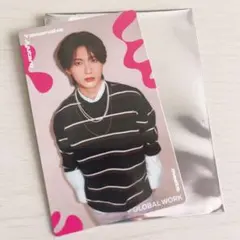 山中柔太朗 GLOBAL WORK 撮り下ろし トレカ M!LK ノベルティ ①