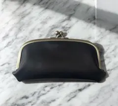 姫路レザー 親子がま口財布 ロング