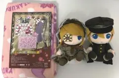 VOCALOID 千本桜 初音ミク ブランケット＆リン、レンぬいぐるみ