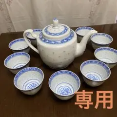 【専用】中国茶器セット（急須・湯呑み10個）