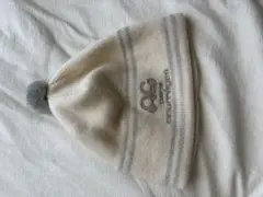 Courreges ニット帽 ビーニー ホワイト シルバーのサムネイル