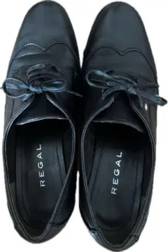 REGAL ブラック ドレスシューズ 中ヒール