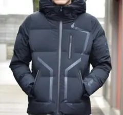 デサントオルテライン　水沢ダウン ストーム　ダウンジャケット 黒