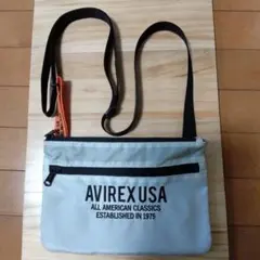 AVIREX USA ショルダーバッグ サコッシュ 白