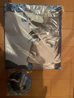 セガラッキーくじ 伏黒恵 ビッグクロス 缶バッジ