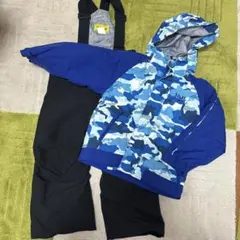 nima 子供用スキーウェアスノボーウェアセット 迷彩 100