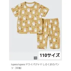 ユニクロ ドライパジャマ 半袖 110 しろくまのパンツ