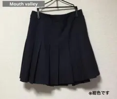 Mouth valley ネイビー プリーツミニスカート　制服風ミニスカート