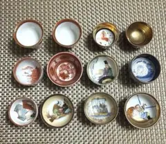 九谷焼　お猪口　ぐい飲み　陶器　骨董