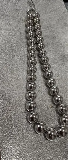 シルバーボールネックレス　todayful HANNE feepur ZARAのサムネイル
