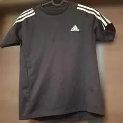 adidas CLIMLITE ブラックシャツ150センチ