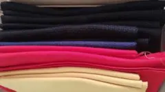 刺繍用生地　はぎれ　まとめ売り　赤、黒、黄色