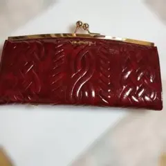 YVESSAINTLAURENT 長財布 がま口 ボルドーのサムネイル