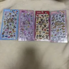 お*マ様 ディズニー　プチドロップステッカー　ミッキー　ミニー　アリス　キノピオ