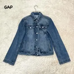 t1174 【ギャップ】　レディース　デニムジャケット　ウォッシュ加工　gジャン