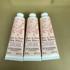 1480ロクシタン　ハンドクリーム 30ml x 3本セット(チェリー)