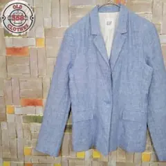 GAP ギャップ テーラードジャケット リネン シングルボタン フォーマル