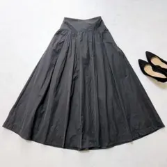 La boutique BonBon　タフタバックレースアップギャザースカート