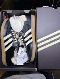 Wales Bonner × adidas Samba Black 27.5cm