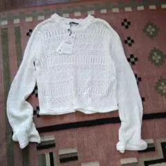 ZARA レース　ニット