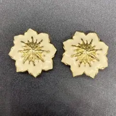 ヴィンテージ　BEST フラワー イヤリング