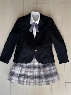 子供用フォーマルスーツセット（紺・チェック）　150cm