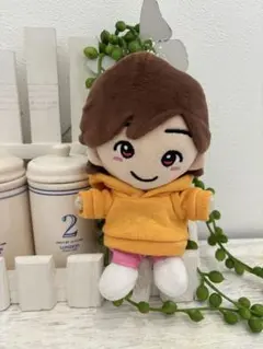 パーカー 山吹色☆ちびぬい 服☆ハンドメイド なにわ男子 コスチューム 洋服