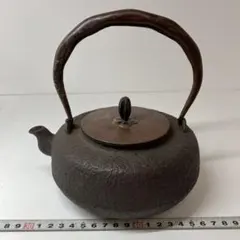 龍文堂 造 岩場 蟹紋 鉄瓶 ジャンク - メルカリ